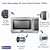 Forno Microondas Finisher 1000W Industrial Profissional 34 Litros 220V Prática - Imagem 3