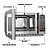 Microondas Digital Industrial Finisher Para Cozinha Restaurante 1000W 34L Saro - Imagem 2