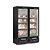 Expositor Freezer Vertical Porta Vidro Vitrine Congelados -20°C 2 Portas Conveniência GCVC 950 Gelopar - Imagem 1