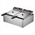 Fritadeira Elétrica a Óleo 10L Industrial Inox 2 Cestos Metalcubas FRCE-10 - Imagem 1