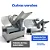 Máquina Cortar Fatiador Industrial Frios Queijo Presunto 30cm Sebem - Imagem 5