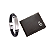 Kit Pulseira Masculina Couro Sintetico + Carteira Premium Beta wears - Imagem 2