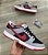 Tênis Nike Dunk Pro Série Premium Cinza Vermelho - Imagem 1