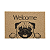 Tapete Kapazi Vinil Pet Dog Welcome Pug - Imagem 1