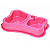 Comedouro Bebedouro Duplo Automático Still Pet Rosa 700/400mL - Imagem 1