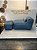 Conjunto Puff G  Standard + 1 Peseira + 1 Almofada cor Indigo 306 - Imagem 4