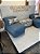Conjunto Puff M  Standard + 1 Peseira Cor indigo 306 + 2 Almofadas 327 - Imagem 2