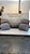 Conjunto Puff M  Standard + 1 Peseira + 2 Almofadas Cinza - Imagem 1