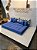 Futon Turco Duplo Azul Royal + Acessorios - Imagem 2