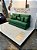 Futon Smooth Duplo Verde 333 + Acessorios - Imagem 1