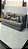 Futon Smooth Duplo Cinza + Acessorios - Imagem 2