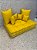 Futon Turco Amarelo + Almofadas - Imagem 2