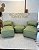 Conjunto Puff M Standard + 1 Peseira + 2 Almofadas - Imagem 1