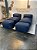 Conjunto Puff G  Standard + 2 Peseiras + 1 Almofada cor marinho - Imagem 2