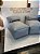 Conjunto Puff G  Standard + 2 Peseiras + 1 Almofada cor cinza - Imagem 5