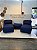 Conjunto Puff G PREMIUM + 2 Peseiras + 1 Almofada cor marinho - Imagem 1