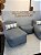Conjunto Puff G Standard + 1 Peseira + 2 Almofadas cor cinza 336 - Imagem 2