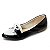 Sapatilha Preta com Branco MegaChic - Imagem 2