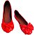 Sapatilha Envernizada Vermelha MegaChic - Imagem 1