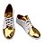 Tênis Branco e Dourado MegaChic - Imagem 2