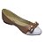 Sapatilha Nude com Branco MegaChic - Imagem 3