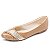 Sapatilha Nude com Dourado MegaChic - Imagem 2