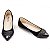 Sapatilha Preta Verniz e Nobuck - Imagem 1