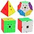 Box Cubo Mágico Moyu Megaminx + Pyraminx + Square-1 + Skewb Stickerless - Imagem 2