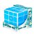 Cubo Mágico Mirror Blocks - Ice Amber Color - Azul (Transparente) - Imagem 2