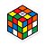 Sticker Cubo Mágico 3x3x3 Embaralhado - Imagem 1