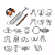 Kit 20 peças Puzzle de Metal - Imagem 2