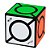 Cubo Mágico Six Spot Cube Qiyi Preto - Imagem 3