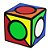 Cubo Mágico Six Spot Cube Qiyi Preto - Imagem 1