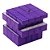 Cubo Mágico Mirror Blocks 4x4x4 Diansheng Galaxy Cluster Roxo Magnético Ball Core - Imagem 2