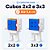 Case para Cubo Mágico - Moyu Cube Robot #1 (Para cubos 2x2 e 3x3) - Imagem 2