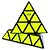 Cubo Mágico Pyraminx 4x4x4 Qiyi Preto - Imagem 4