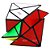 Cubo Mágico Axis Cube Qiyi Preto - Imagem 4