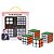 Box Cubo Mágico Qiyi 2x2x2 + 3x3x3 + 4x4x4 + 5x5x5 Preto - Imagem 2