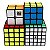 Box Cubo Mágico Moyu 2x2x2 + 3x3x3 + 4x4x4 + 5x5x5 Preto - Imagem 2