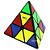 Cubo Mágico Pyraminx Qiyi MS Preto - Magnético - Imagem 2