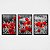 Quadro Decorativo Trio Florais - Imagem 2
