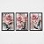 Quadro Decorativo Trio Florais - Imagem 4