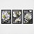 Quadro Decorativo Trio Florais - Imagem 7