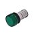 Siemens | SIRIUS Actuator/Signal — Sinalizador, luminoso; direto; corpo termoplástico; visor verde; 220vca; 60hz; com led; diâmetro 22 x 38mm — 3SB6216-6AA40-1AA0 - Imagem 1