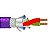 3079A | Belden | Cabo PROFIBUS DP 1 Par 22 AWG Sólido Blindagem Fita Malha 150 Ohms Capa Roxa - Imagem 1