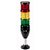 SL7-100-L-RYG | Eaton | Torre Sinalização SL7 3 Módulos Vermelho/Amarelo/Verde Base 100mm 24V - Imagem 1