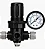R07-200-RNEA | Norgren | Mini Regulador de Pressão Série R07 1/4" Ar e Água Corpo Latão Compacto - Imagem 1