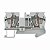 8WH2000-0AH00 | Siemens | Terminal Block Borne Passagem 6mm² Parafuso 800V/41A Bege - Imagem 1