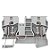 8WH2000-0AJ00 | Siemens | Terminal Block 10mm² Bege 800V/57A - Borne Passagem Parafuso - Imagem 1