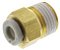 KQ2H04-01AS | SMC | Conector Pneumático Macho 1/8 BSP para Tubo 4mm - Imagem 1